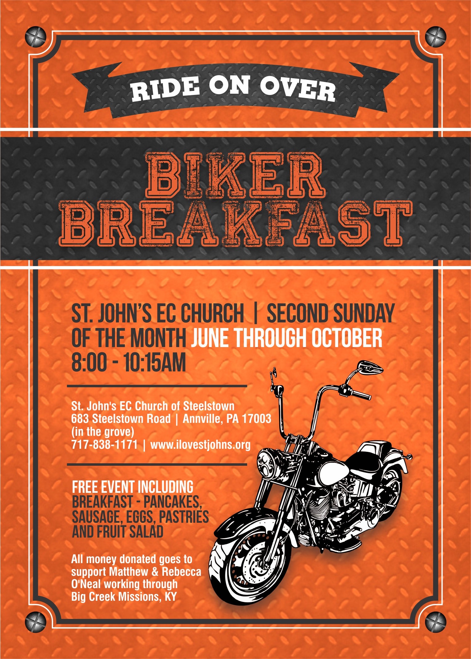 Biker Breakfast St. John's Church